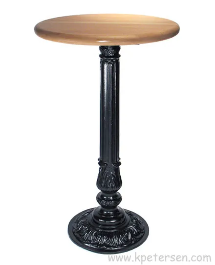 Victorian Style Small Round Cast Iron Antique Reproduction Table Base For Small Table Tops