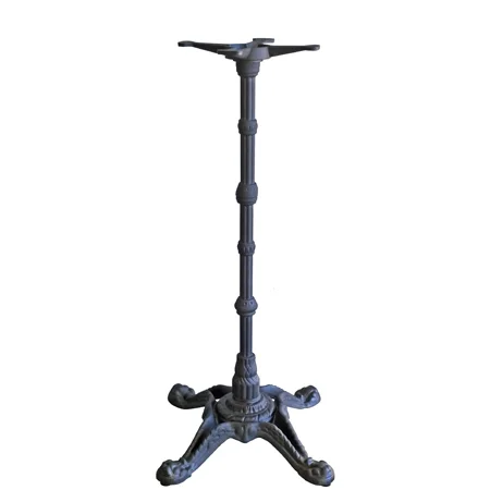 Ornate Cast Iron Crossfoot Bar Height Table Base