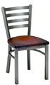 Trapezoid Steel Restaurant Chair