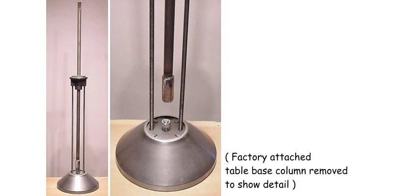 View Through The Column Attachment Detail