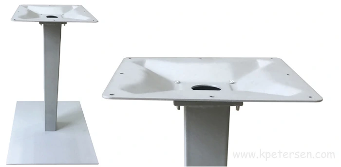 Aluminum Umbrella Table Base Detail