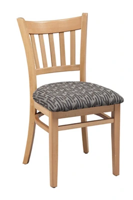 Verticalback Chair Upholstered Seat