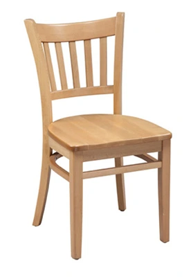 Verticalback Chair Wood Seat