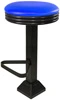 Western Soda Fountain Bolt Down Counter Stools Base And Seat Frame Color Combination 5