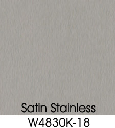 Satin Stainless Plastic Laminate Selection