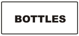Waste Receptacle Flip Door Bottles