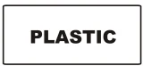 Waste Receptacle Flip Door Plastic