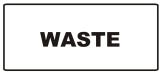 Waste Receptacle Flip Door Waste