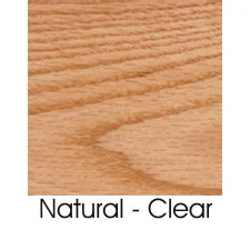 Natural Clear Finish On Oak Wood Species