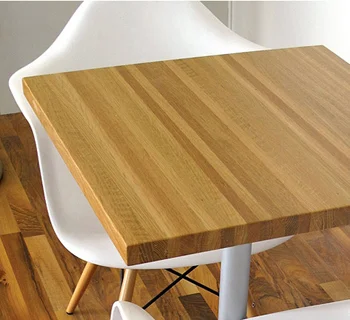 Solid Oak Restaurant Table Installation