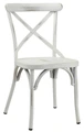 Bentwood X Back Style Farmhouse Stacking Aluminum Chair